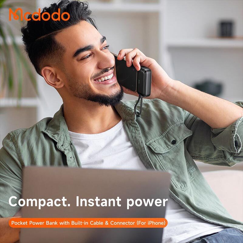 پاور بانک فست شارژ مک دودو MC-780 PD 20W ظرفیت 5000 میلی آمپر