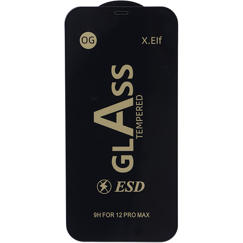گلس آنتی استاتیک OG X.Elf آیفون iPhone 14 Plus / 13 Pro Max / 12 Pro Max