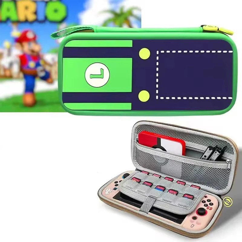 کیف کنسول بازی Luigi Super Mario Nintendo Switch OLED