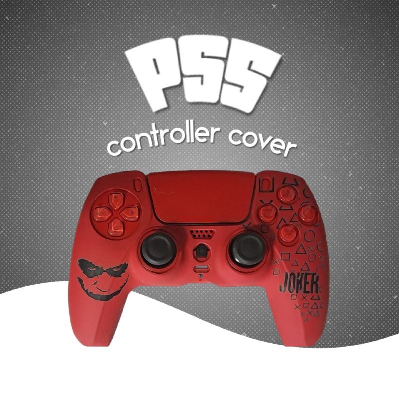 روکش دسته بازی PS5 طرح Joker زمینه قرمز