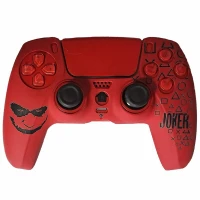 روکش دسته بازی PS5 طرح Joker زمینه قرمز