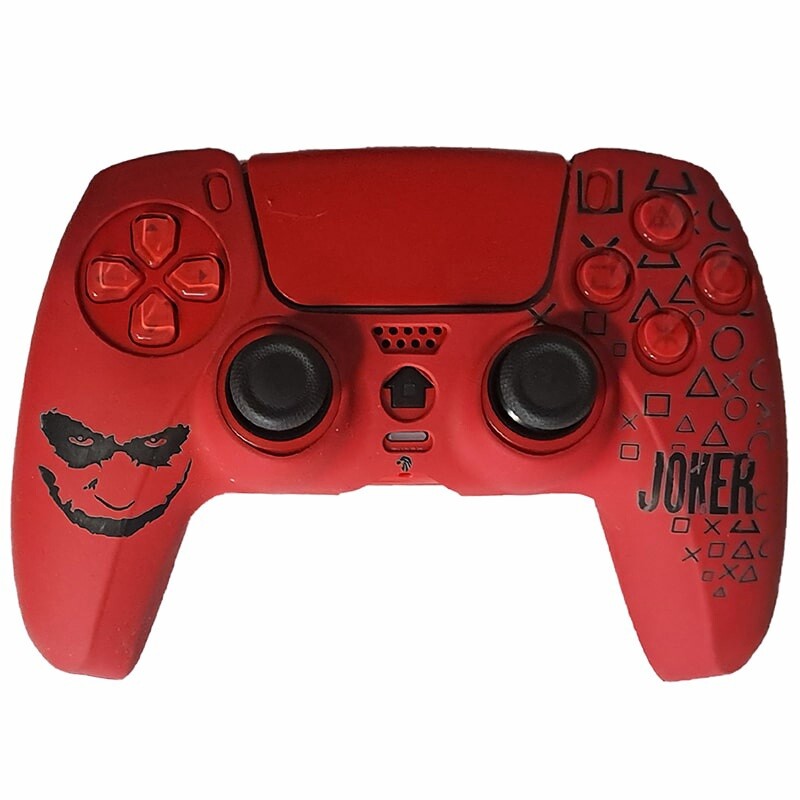 روکش دسته بازی PS5 طرح Joker زمینه قرمز