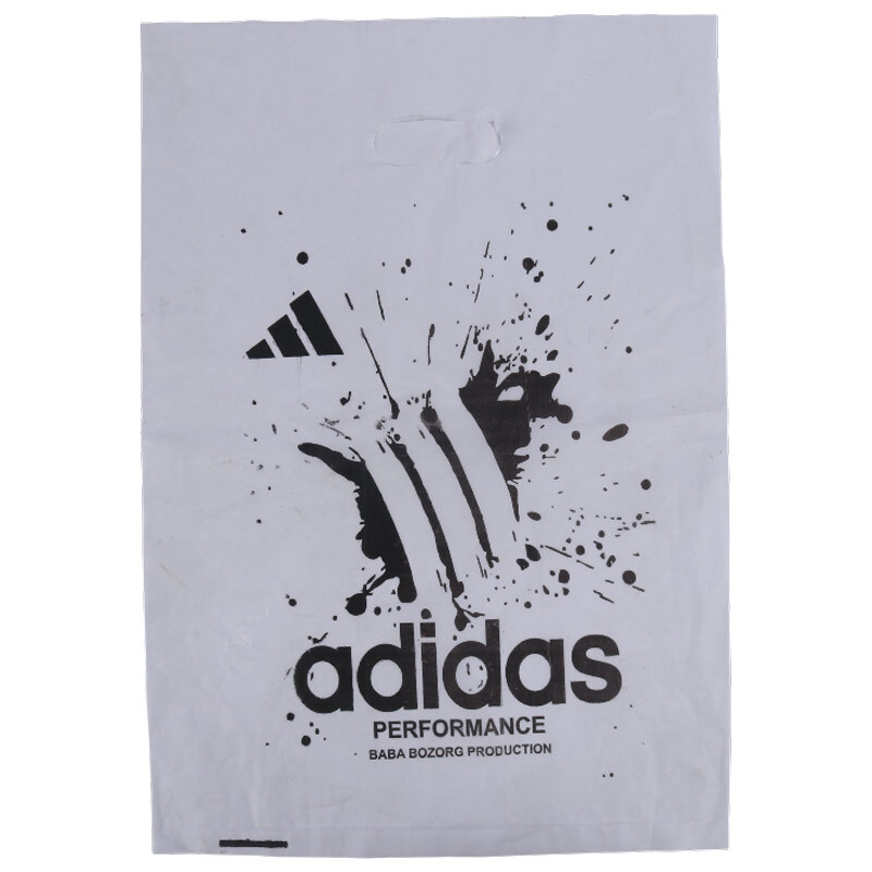 نایلون دسته دار طرح Adidas سایز 50*35 سانتی متر بسته 1 کیلویی