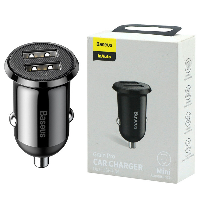 شارژر فندکی Baseus Grain Pro CCALLP 4.8A