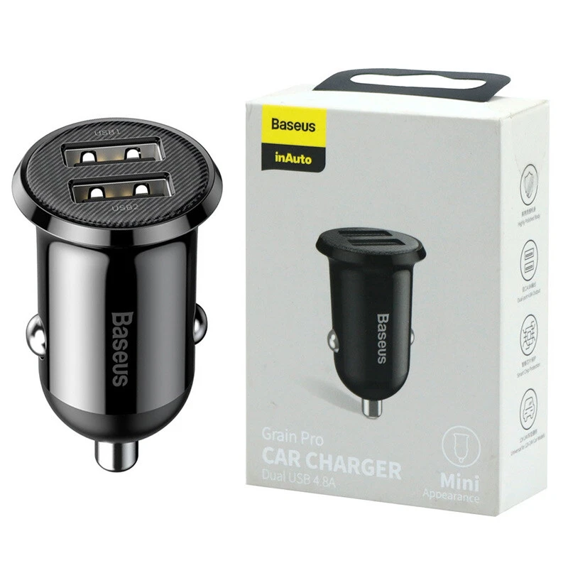 شارژر فندکی Baseus Grain Pro CCALLP 4.8A