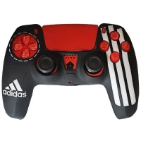 روکش دسته بازی PS5 طرح Adidas زمینه مشکی