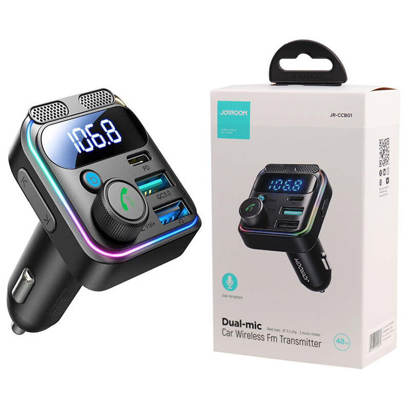 شارژر فندکی + FM Player بلوتوثی Joyroom JR-CCB01