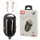 شارژر فندکی فست شارژ Earldom ES-CC3 QC3.0 PD 3A 20W + کابل تبدیل تایپ سی