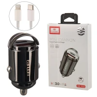شارژر فندکی فست شارژ Earldom ES-CC3 QC3.0 PD 3A 20W + کابل تبدیل تایپ سی