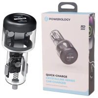 شارژر فندکی فست شارژ Powerology PCCSR011 PD 3A 35W