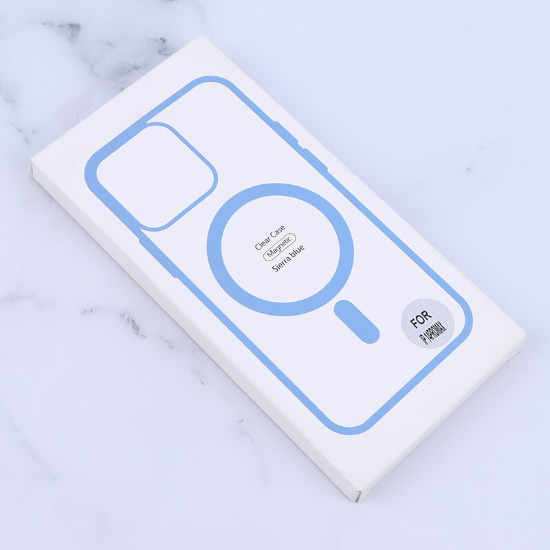 قاب PC شفاف دور رنگی مگ سیف iPhone 14 Pro Max