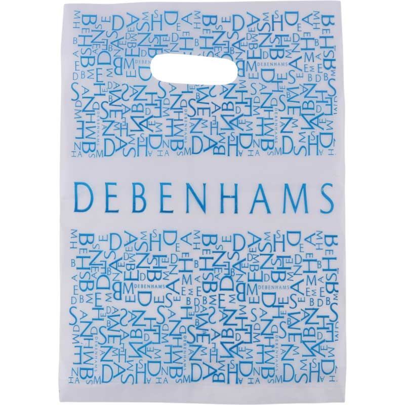 نایلون پایپی دسته دار طرح Debenhams سایز 25*35 سانتی متر بسته 1 کیلویی