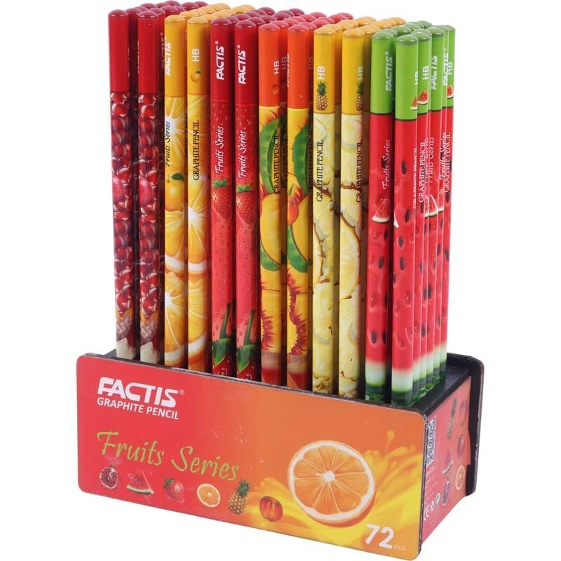 مداد مشکی فکتیس Factis Fruits Series بسته 72 عددی