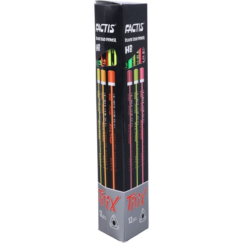 مداد مشکی فکتیس Factis Tirix F1430 بسته 12 عددی