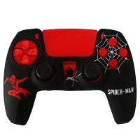 روکش دسته بازی PS5 طرح Spider Man زمینه مشکی سفید