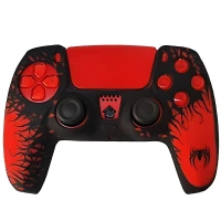 روکش دسته بازی PS5 طرح Spider Man زمینه مشکی قرمز