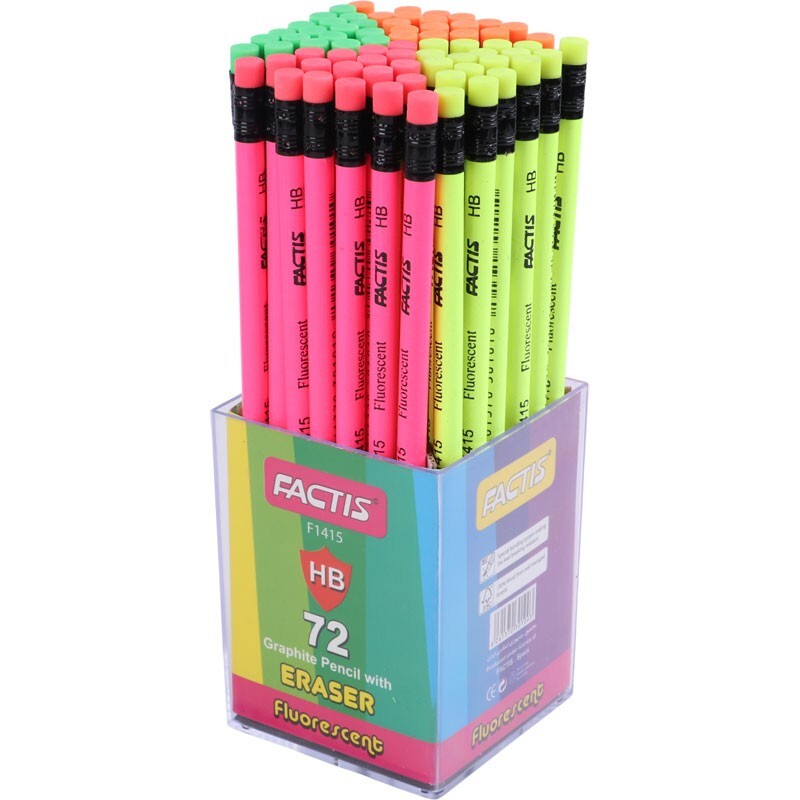 مداد مشکی فکتیس Factis F1415 بسته 72 عددی