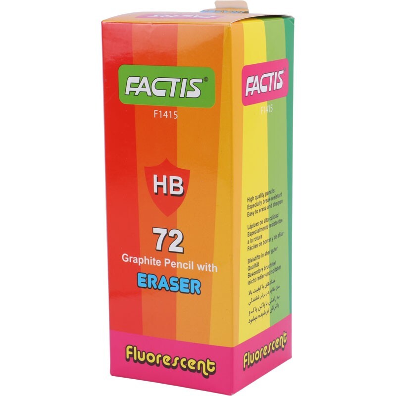 مداد مشکی فکتیس Factis F1415 بسته 72 عددی