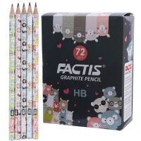 مداد مشکی فکتیس Factis Graphite Pencil بسته 72 عددی