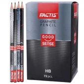 مداد مشکی فکتیس Factis Good Sense بسته 72 عددی