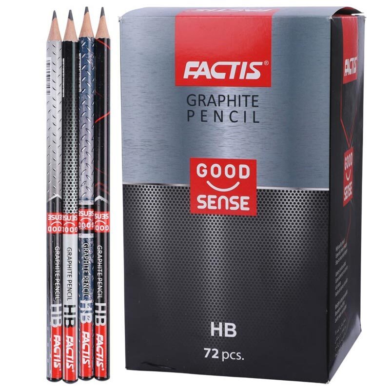 مداد مشکی فکتیس Factis Good Sense بسته 72 عددی
