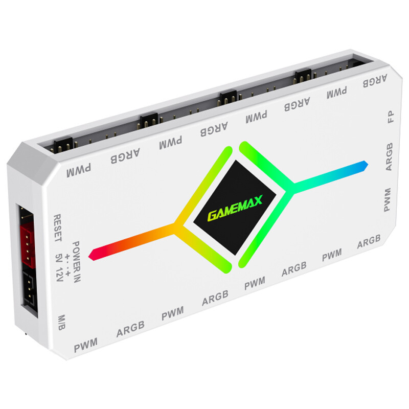 هاب فن و کنترلر نورپردازی گیم مکس GameMax V4.0 ARGB 18Port