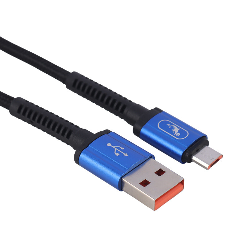 کابل میکرو یو اس بی فست شارژ 40 وات اسکای دلفین S39V طول 1 متر