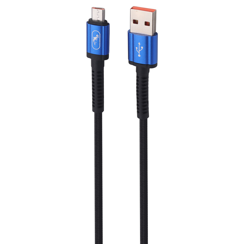 کابل میکرو یو اس بی فست شارژ 40 وات اسکای دلفین S39V طول 1 متر