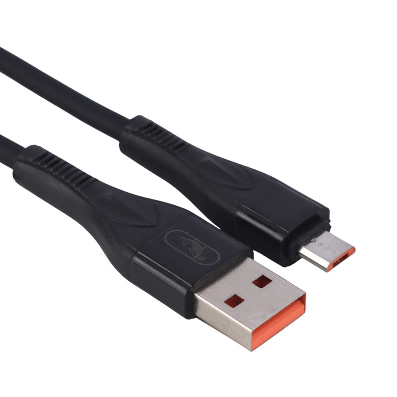 کابل میکرو یو اس بی فست شارژ 40 وات اسکای دلفین S43V طول 1 متر