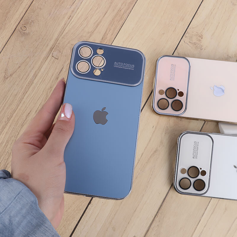 قاب Auto Focus اورجینال آیفون iPhone 12 Pro Max پنجره ای محافظ لنزدار