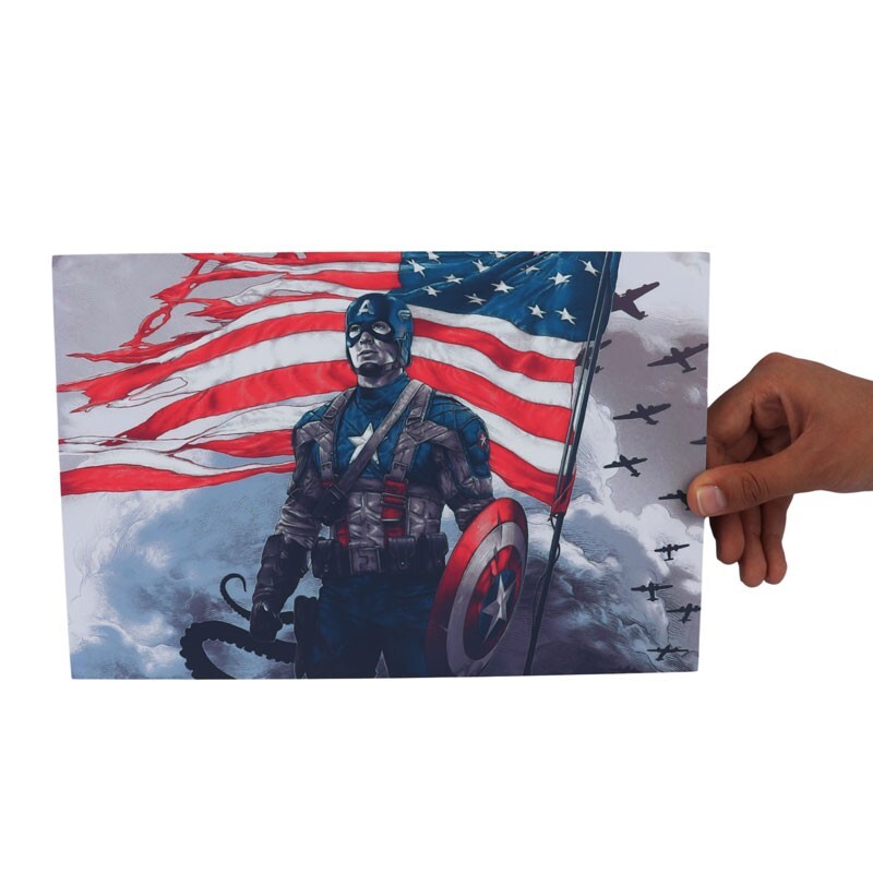 تابلو شاسی 20*30 Captain America