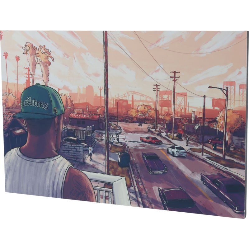 تابلو شاسی 20*30 GTA San Andreas کد 2