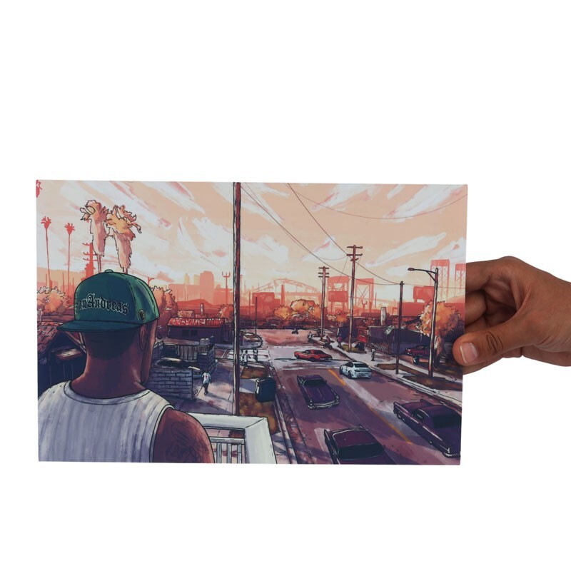 تابلو شاسی 20*30 GTA San Andreas کد 2