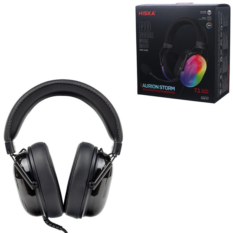 هدست گیمینگ سیم دار Hiska GHR-07