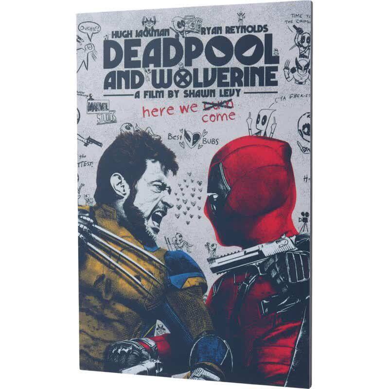 تابلو شاسی 20*30 Deadpool and Wolverine