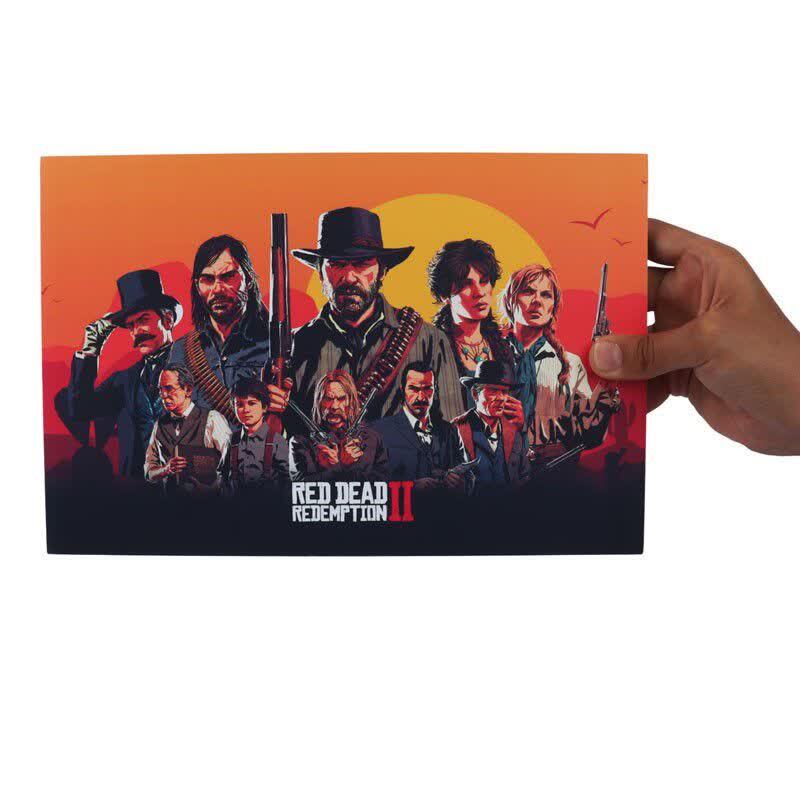 تابلو شاسی 20*30 2 Red Dead Redemption کد 5