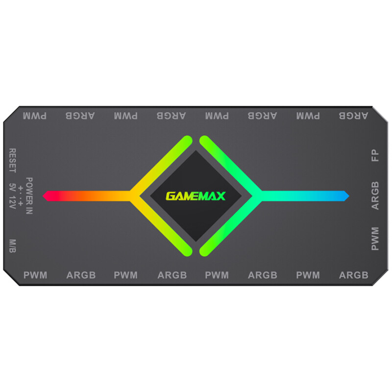هاب فن و کنترلر نورپردازی گیم مکس GameMax V4.0 ARGB 18Port