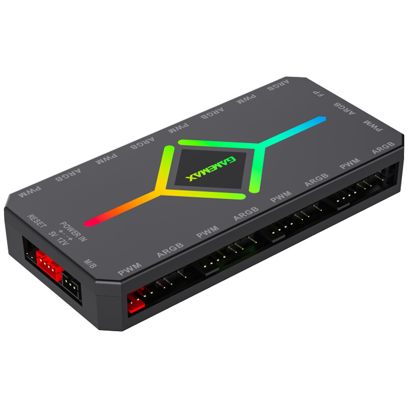 هاب فن و کنترلر نورپردازی گیم مکس GameMax V4.0 ARGB 18Port