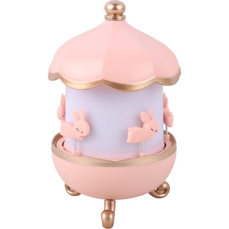چراغ خواب طرح کاروسل خرگوشی WH-E11