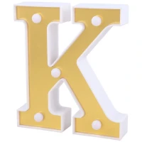 چراغ خواب باتری خور طرح حرف K