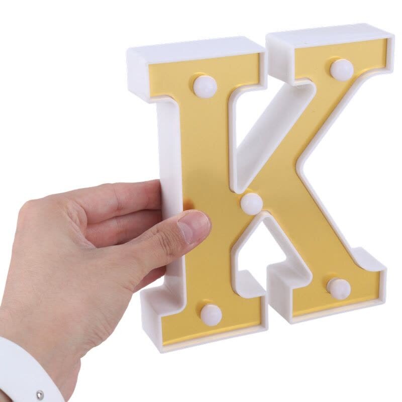 چراغ خواب باتری خور طرح حرف K