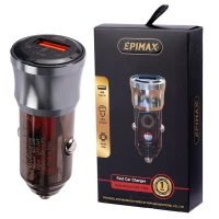 شارژر فندکی فست شارژ Epimax EU-106 QC3.0 18W