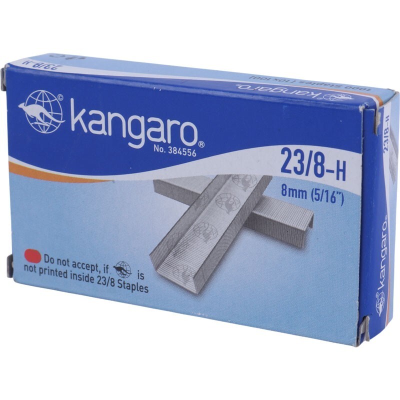 سوزن منگنه کانگرو Kangaro 384556 سایز 23/8 بسته 1000 عددی