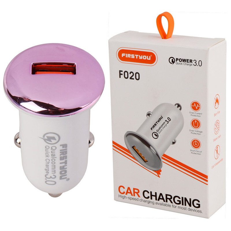 شارژر فندکی فست شارژ Firstyou F020 QC3.0 PD 3A 18W