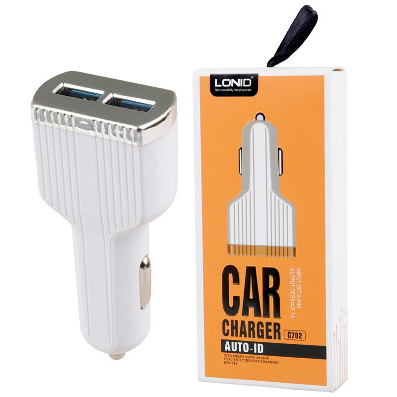 شارژر فندکی Lonid C702 3.1A 15.5W