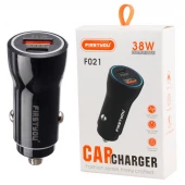 شارژر فندکی فست شارژ Firstyou F021 QC3.0 PD 3A 20W