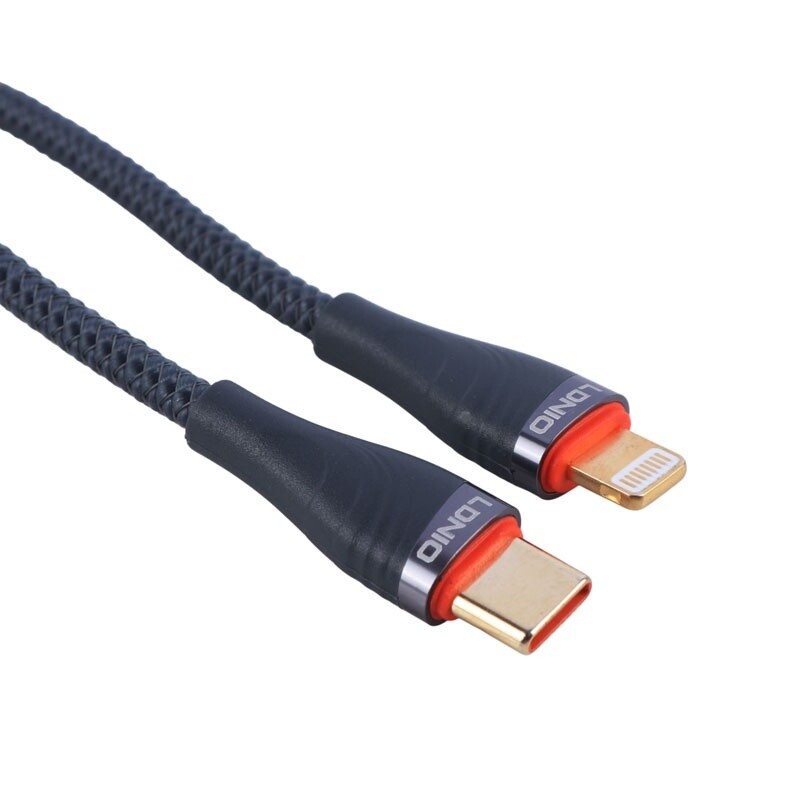 کابل تایپ سی به لایتنینگ فست شارژ 30 وات الدینیو LC691i طول 1 متر