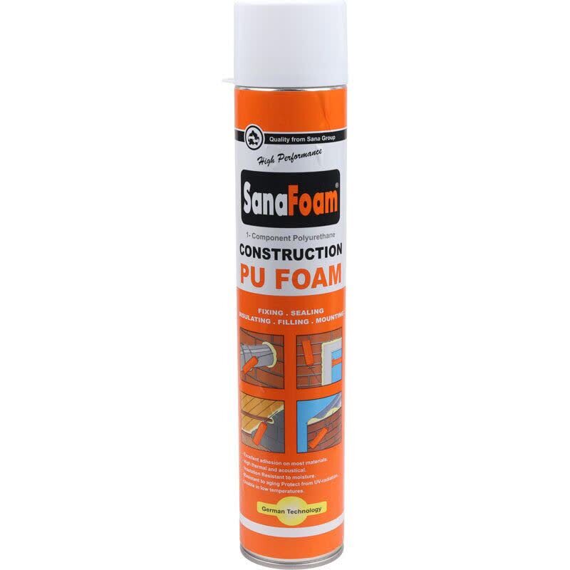 اسپری فوم پلی اورتان Sanafoam 750ml