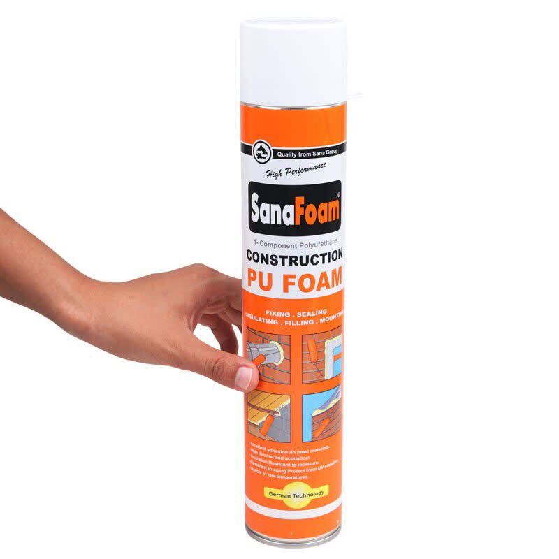 اسپری فوم پلی اورتان Sanafoam 750ml