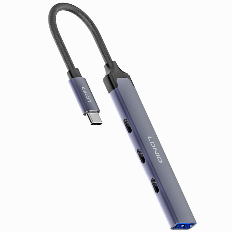 هاب 4 پورت Type-C الدینیو DS-74C